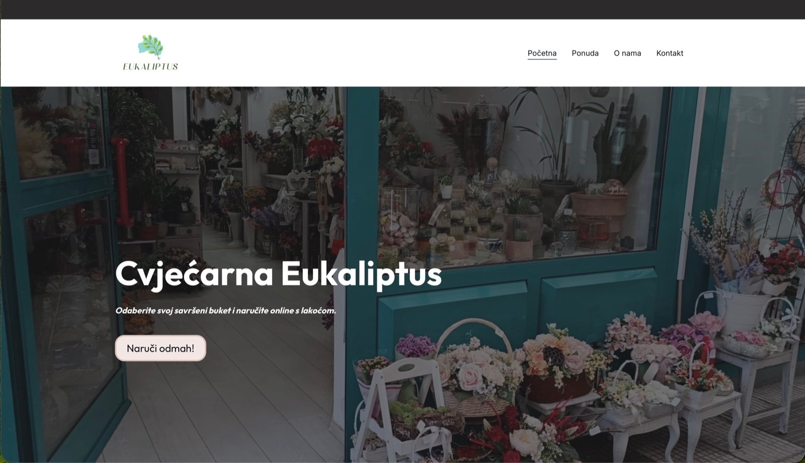 Cvjećarna Eukaliptus — online cvjećarna